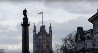 London Skyline und Union Jack